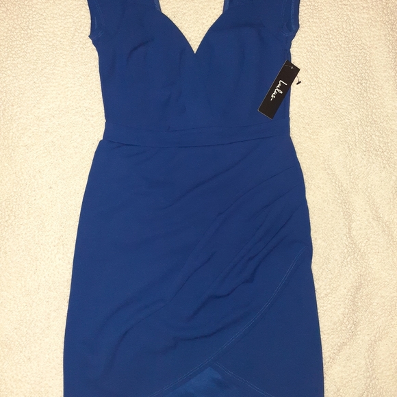 Blue Lulu's Mini Dress. Size Medium - Picture 1 of 6